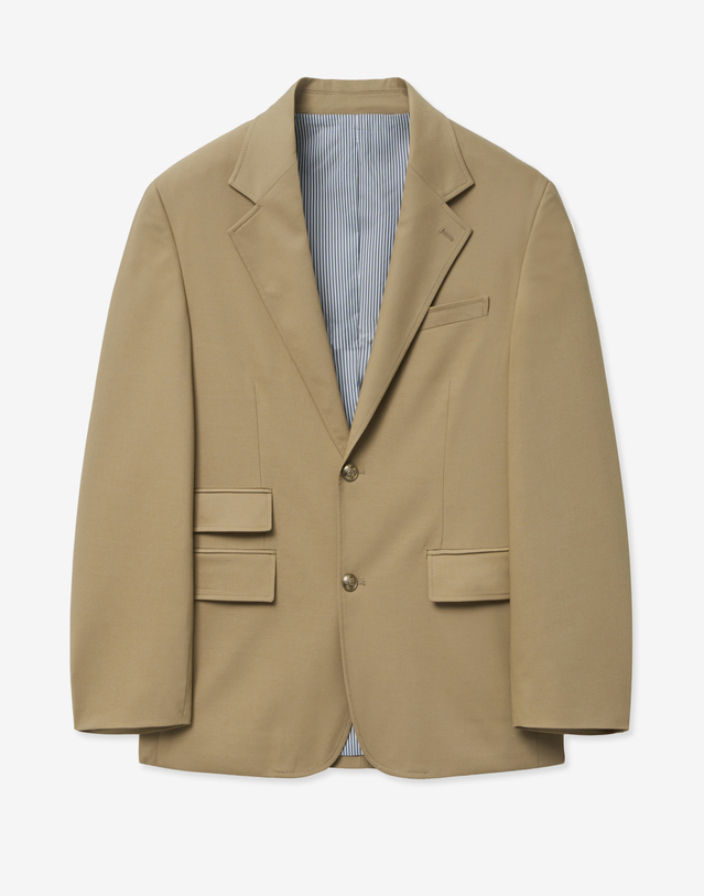 티엔지티 Fratboy Gold Button Jacket (Beige) 베이지 착용컷