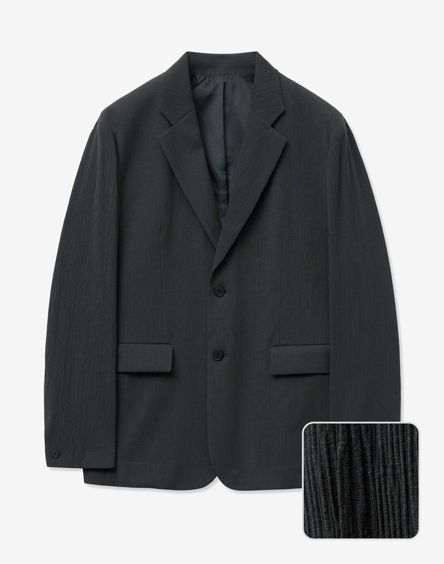 티엔지티 Seersucker Jacket (Gray) 그레이 착용컷