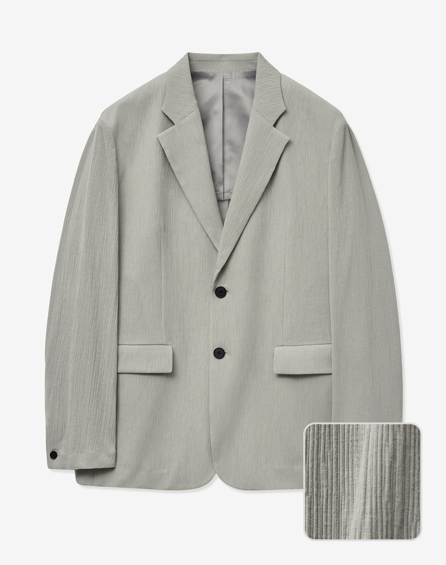 티엔지티 Seersucker Jacket (Light Beige) 베이지 착용컷