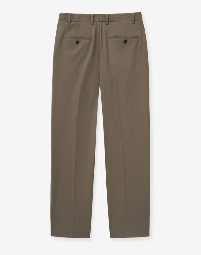 티엔지티 Essential Tapered Fit Slacks (Dusty Beige) 진한 베이지 착용컷