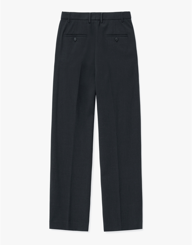 티엔지티 Wool Blend Comfort Set-Up Pants (Charcoal Gray) 차콜 그레이 착용컷