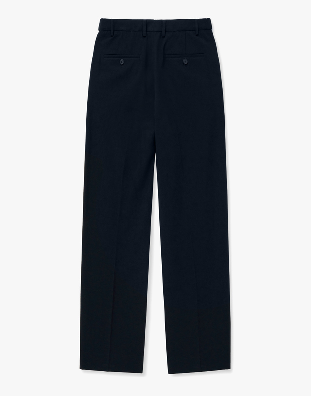 티엔지티 Wool Blend Comfort Set-Up Pants (Dark Navy) 네이비 착용컷