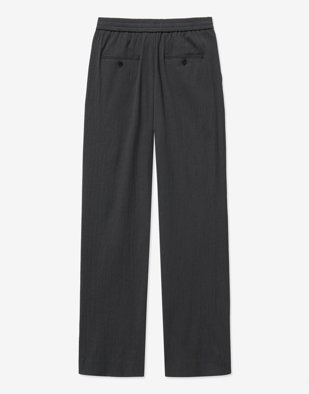 티엔지티 Seersucker Wide Fit Pants (Gray) 그레이 착용컷