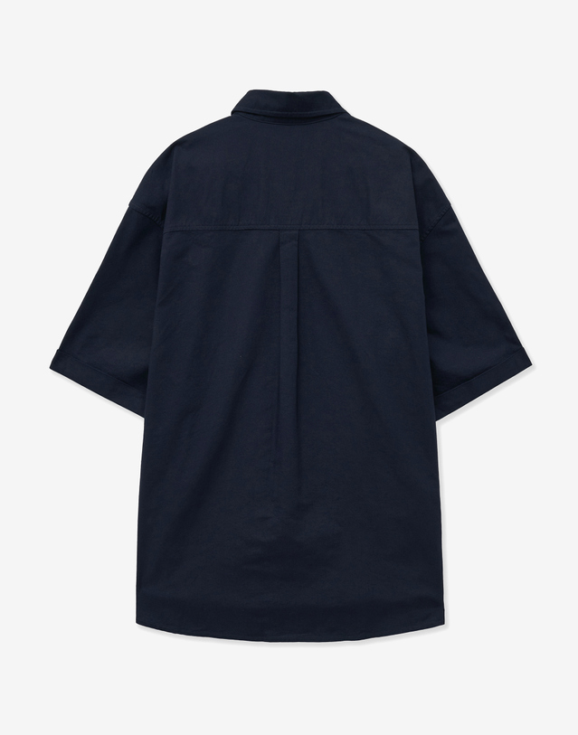 티엔지티 Oxford Half Sleeves Shirt (Navy) 네이비 착용컷