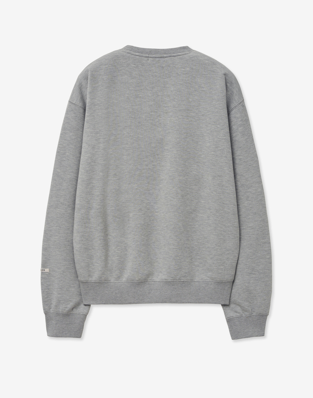 티엔지티 Boxing Sweatshirt (Melange Gray) 그레이 착용컷