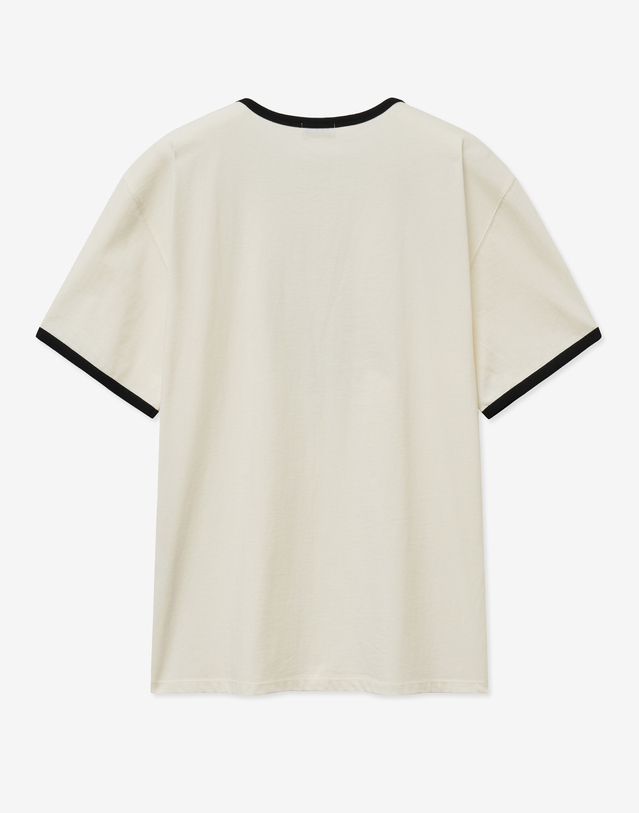 티엔지티 Pioneer Graphic Ringer T-Shirt (Black) 블랙 착용컷