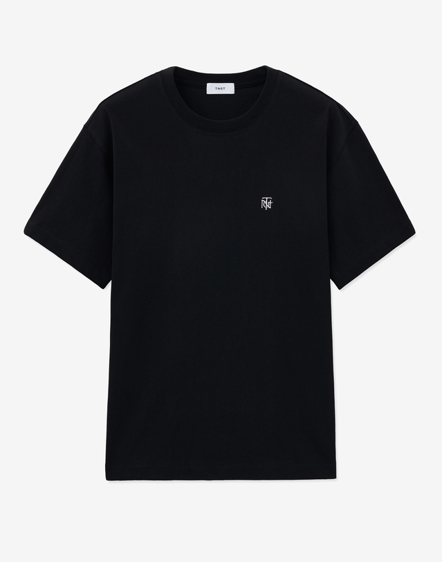 티엔지티 Cherry Graphic T-Shirt (Black) 블랙 착용컷