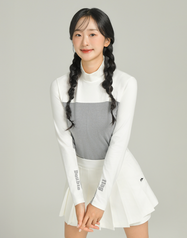 [인기급상승] 아이보리 여성 반전포인트 하이넥 기모 이너