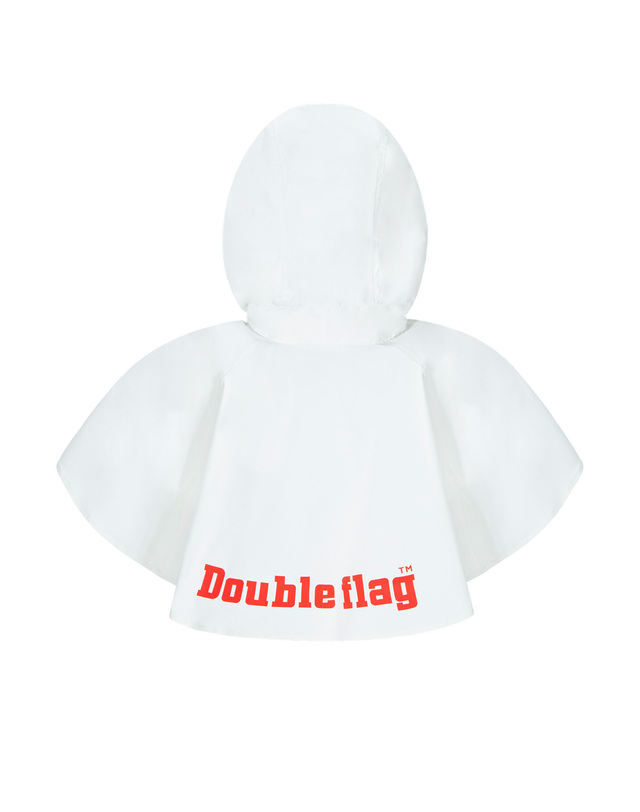 더블플래그 여성 [RainWear] 아이보리 여성 그래픽 레인케이프(고정스트랩 구성) 상세
