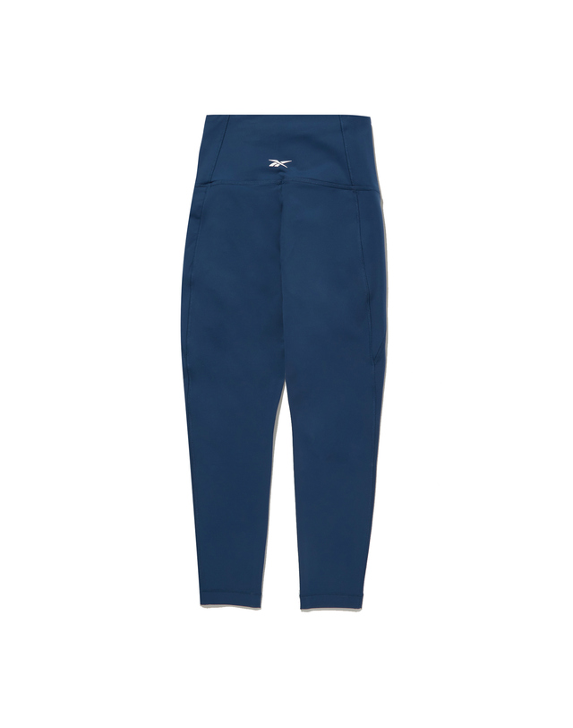 리복 TS LUX HR TIGHT 블루 착용컷