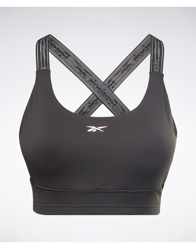 리복 S KIREIFIT SPORTS BRA TOP - 블랙 / HG0377 착용컷