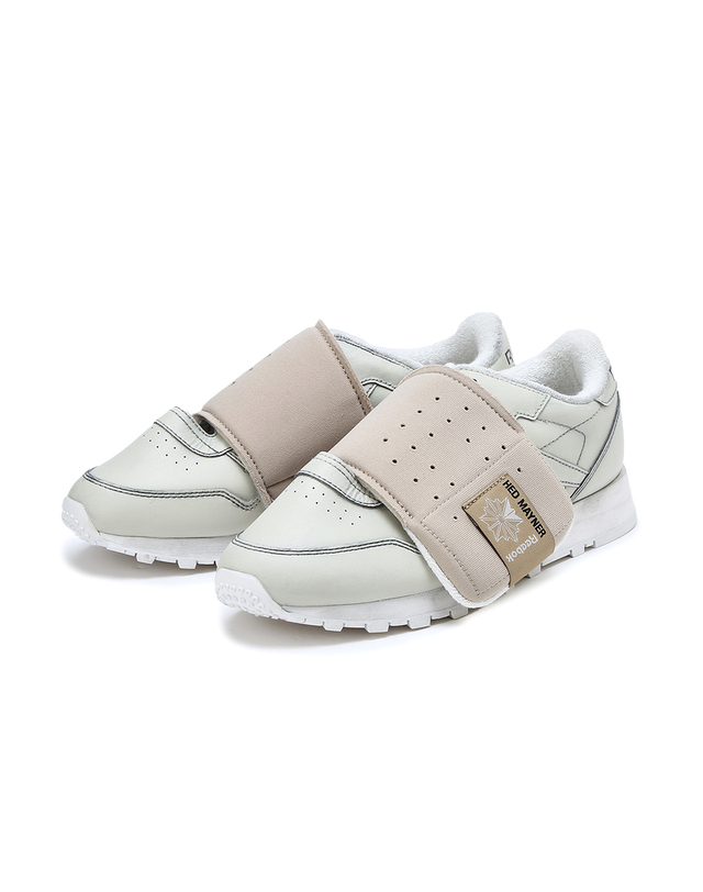 리복 Reebok X Hed Mayner 클래식 레더 - 베이지 크림 착용컷