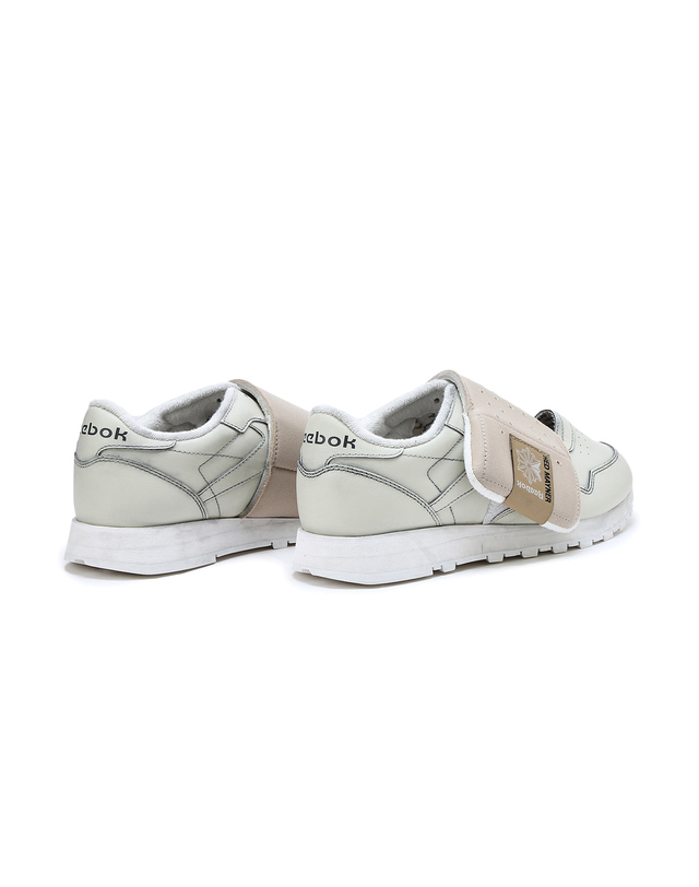 리복 Reebok X Hed Mayner 클래식 레더 - 베이지 크림 착용컷