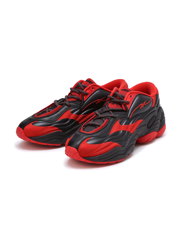 리복 Reebok X KANGHYUK DMX RUN 6 모던 - 레드:블랙 착용컷