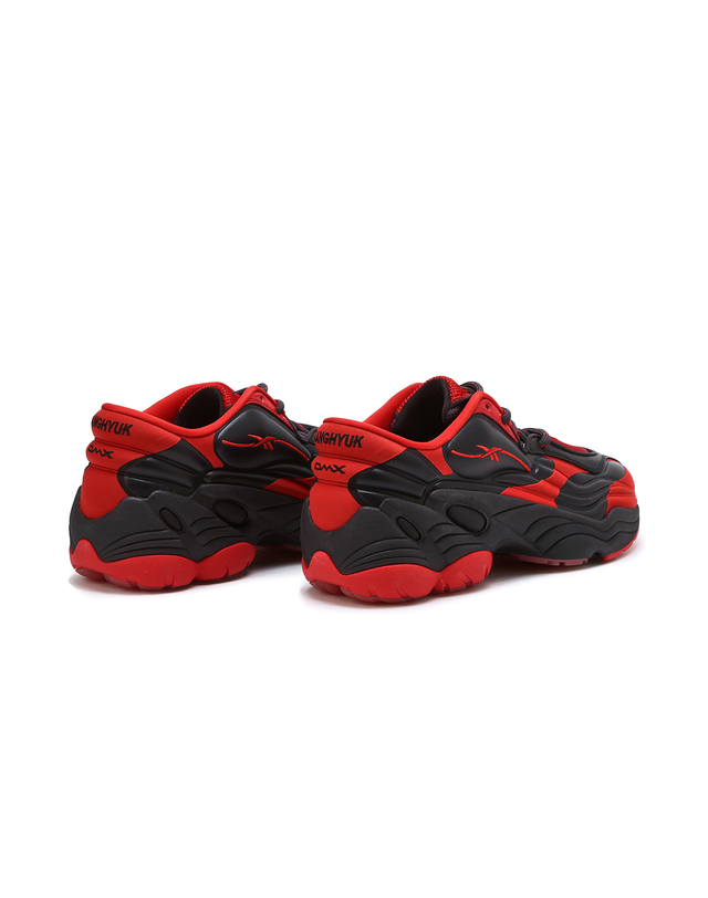 리복 Reebok X KANGHYUK DMX RUN 6 모던 - 레드:블랙 착용컷