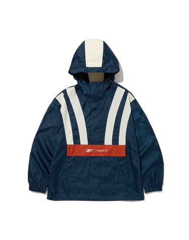 Reebok X HAZZYS 블록코어 후드 아노락 - 블루