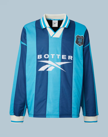 Reebok X BOTTER Padded Longsleeve Polo - 블루 / RMGC002C99JER0014049