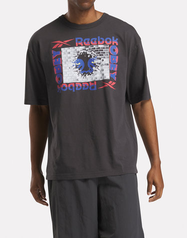 Reebok X OBEY GRAPHIC TEE - 블랙 / 100222424