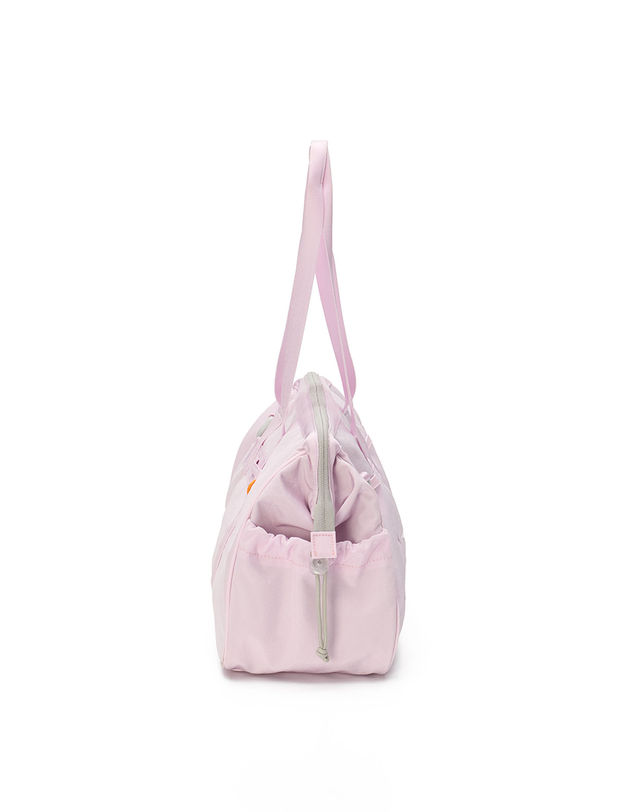 리복 Reebok X RAWROW 3WAY ZIPPER DUFFLE BAG - 핑크 밝은 핑크 착용컷