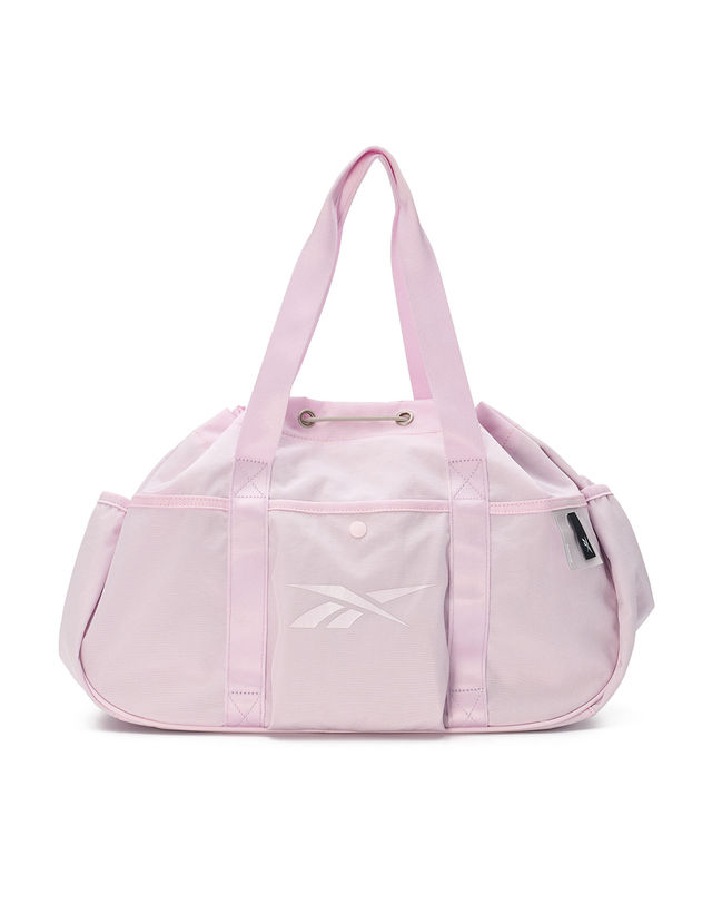 리복 Reebok X RAWROW 3WAY STRING DUFFLE BAG - 핑크 밝은 핑크 착용컷