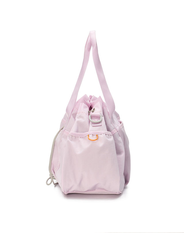 리복 Reebok X RAWROW 3WAY STRING DUFFLE BAG - 핑크 밝은 핑크 착용컷