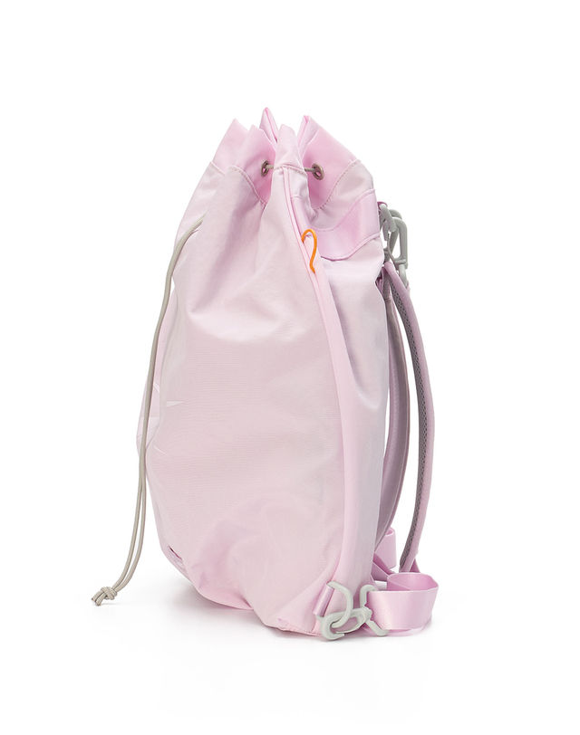리복 Reebok X RAWROW 2WAY STRING GYM SACK - 핑크 밝은 핑크 착용컷
