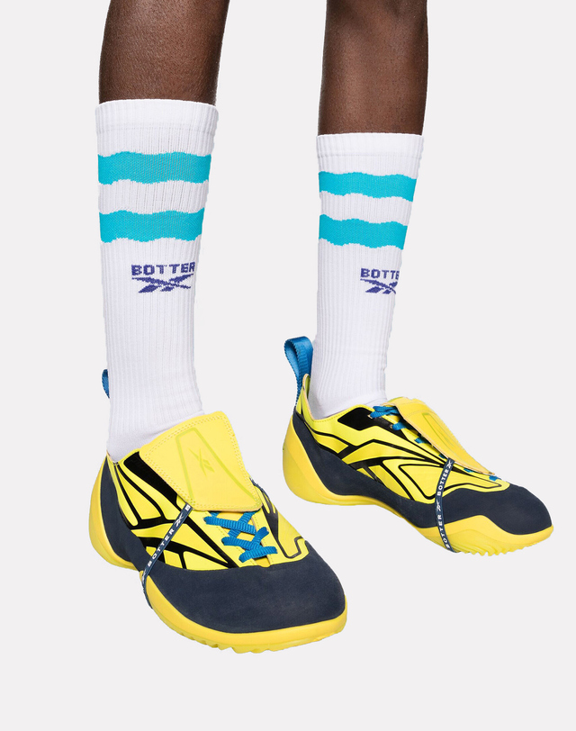 리복 Reebok X BOTTER Energia Bo Kets - 옐로우:네이비 / RMIA04GC99MAT0021800 노랑 착용컷