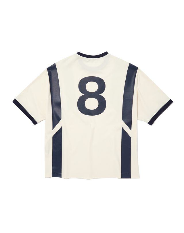 리복 Reebok X HAZZYS 블록코어 티셔츠 - 화이트 흰색 착용컷