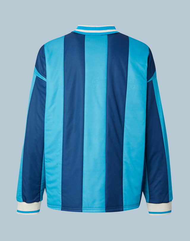 리복 Reebok X BOTTER Padded Longsleeve Polo - 블루 / RMGC002C99JER0014049 블랙 착용컷