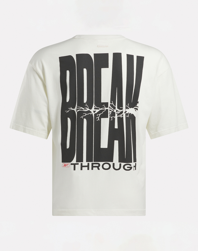 리복 Reebok X OBEY GRAPHIC TEE - 화이트 / 100218641 흰색 착용컷