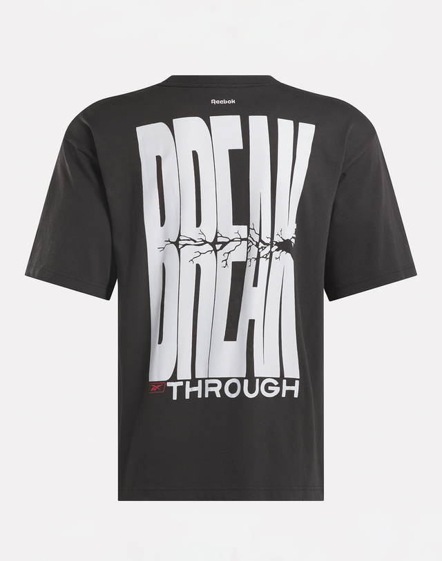 리복 Reebok X OBEY GRAPHIC TEE - 블랙 / 100222424 착용컷