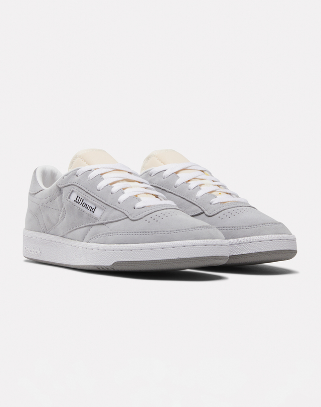리복 Reebok x JJJJound Club C 85 스웨이드 - 콜드 그레이 / 100073318 착용컷