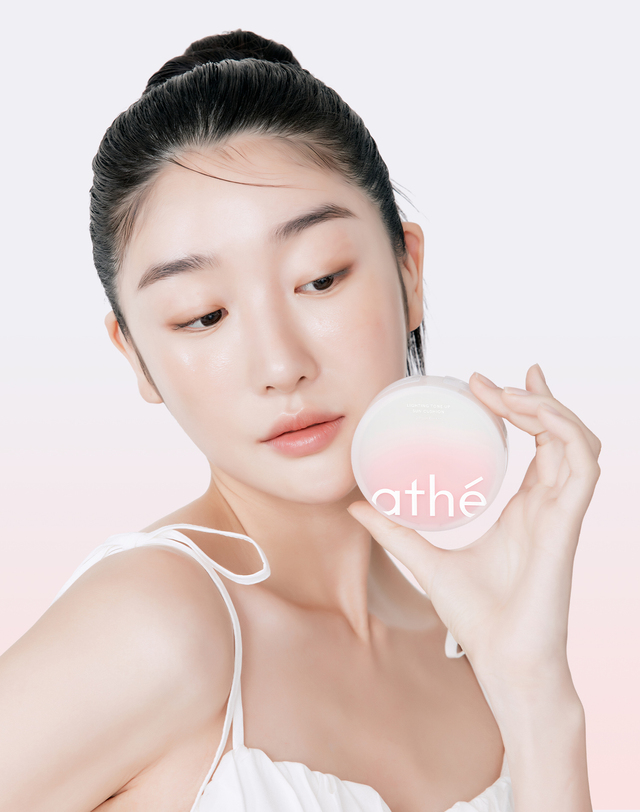 아떼뷰티 [생기톤업] 아떼 톤업 선 쿠션_로즈페탈 밝은 핑크 상세