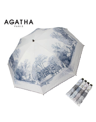 아가타 마차끝단자수 슬림 양산 AG2305