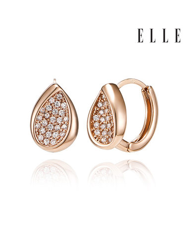14K 물방울 포인트 원터치 귀걸이 (gold pin) ELGPEE409