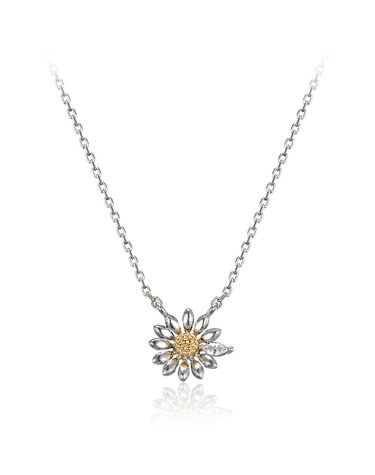 미니 데이지 플라워 목걸이 ELBRNN254 (14K Gold Plated)