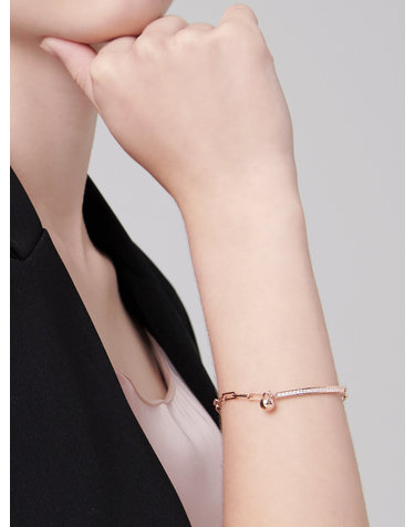 14K 스틱 볼 체인 팔찌 GI14BB018