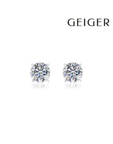 14K 베이직 1부 모이사나이트 귀걸이 GI14EE505