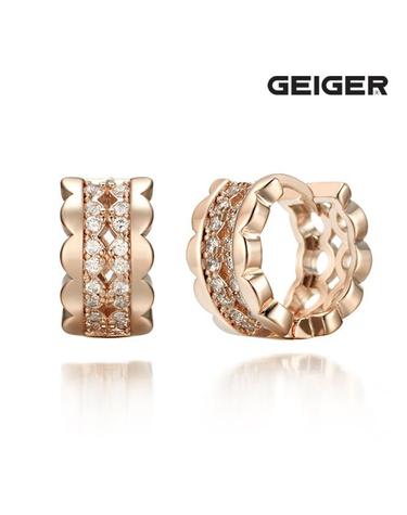 18K 물결 라인 원터치 링귀걸이 (gold pin) GI8KPEE026