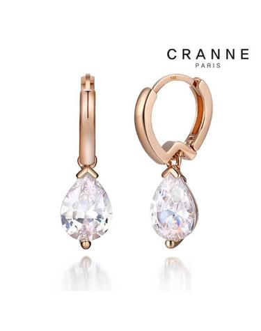 14K 물방울 원터치 귀걸이 (gold pin) C24EGP168