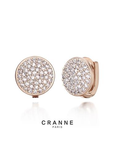 14K 블링 코인 원터치 귀걸이 (gold pin) C24EGP086
