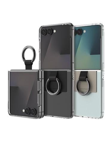 내셔널지오그래픽 갤럭시 Z플립7 링 스트랩 크리스탈 슬림핏 케이스 NGM-F7RCS