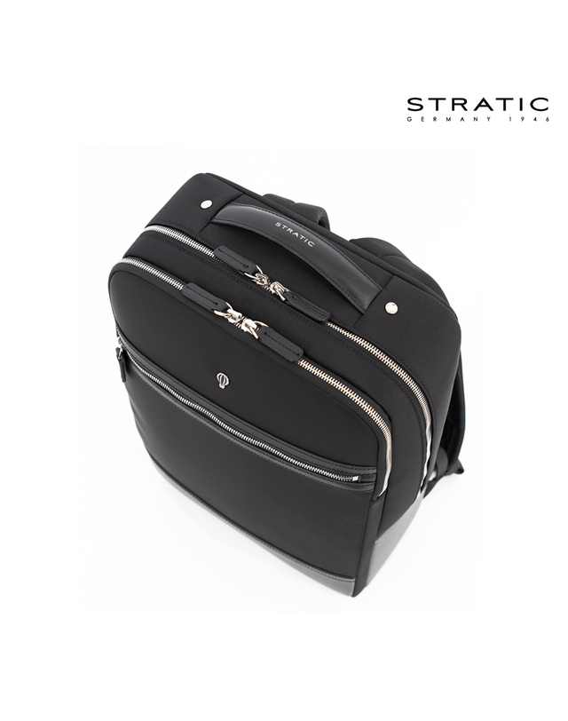 스트라틱 [스트라틱] 독일 브랜드 보덴 백팩 BODEN BACKPACK BLACK 착용컷