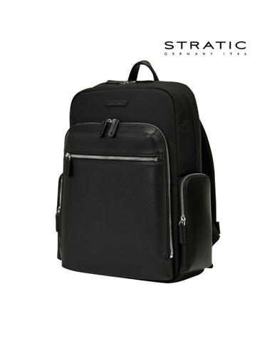 [스트라틱] 독일 브랜드 운더 가죽 백팩 WUNDER BACKPACK BLACK