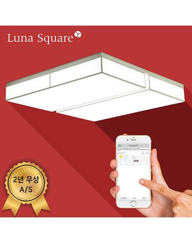 루나스퀘어 스마트 IoT 엘리사 거실등 2단 100W(스마트폰연동)