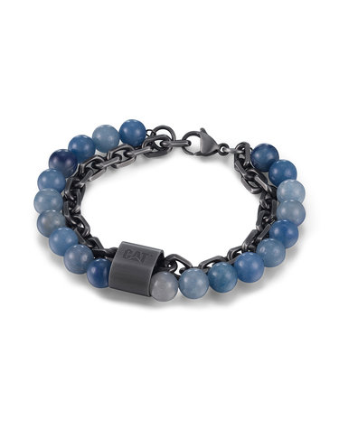 캐터필라 BEADS 체인 원석 팔찌 J013B08126