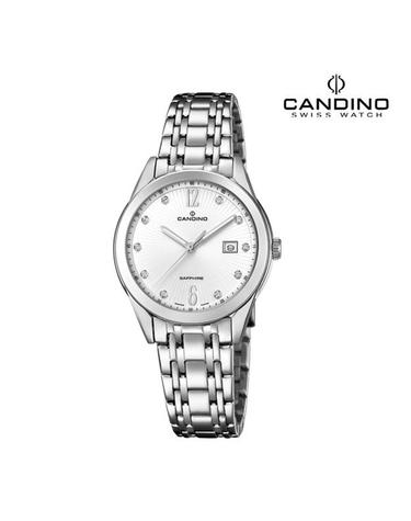 [CANDINO]칸디노 C4615/2 여성용 메탈 손목시계 (스위스메이드)
