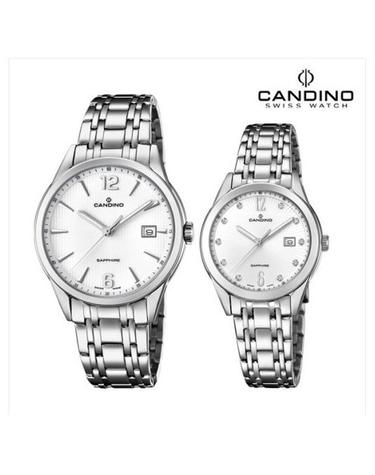[CANDINO]스위스 칸디노 메탈 커플 시계 C4614/2(남)/C4615/2(여)