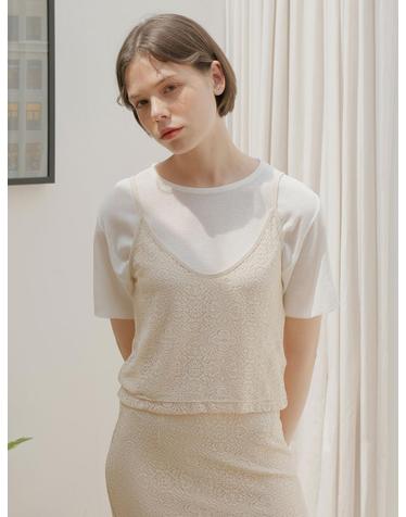 LACE BUSTIER_BEIGE