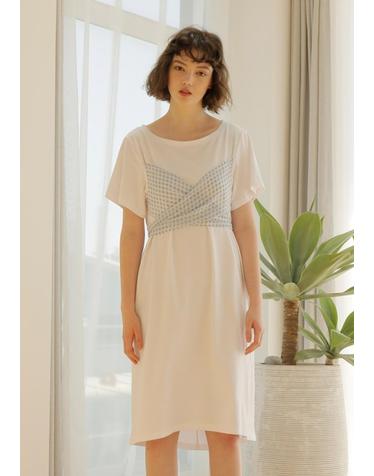 CROSS CHECK POINT ONE-PIECE _WHITE